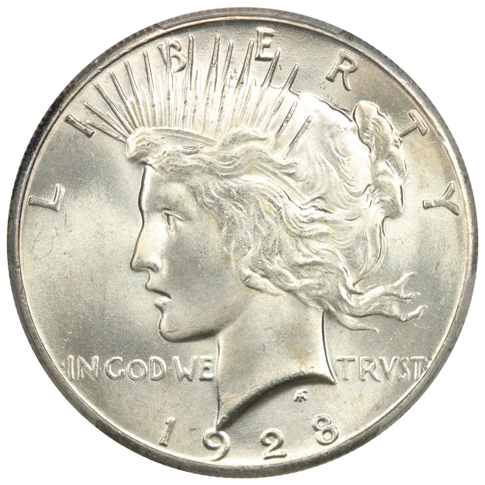 image for: 1928 $1  PCGS MS66