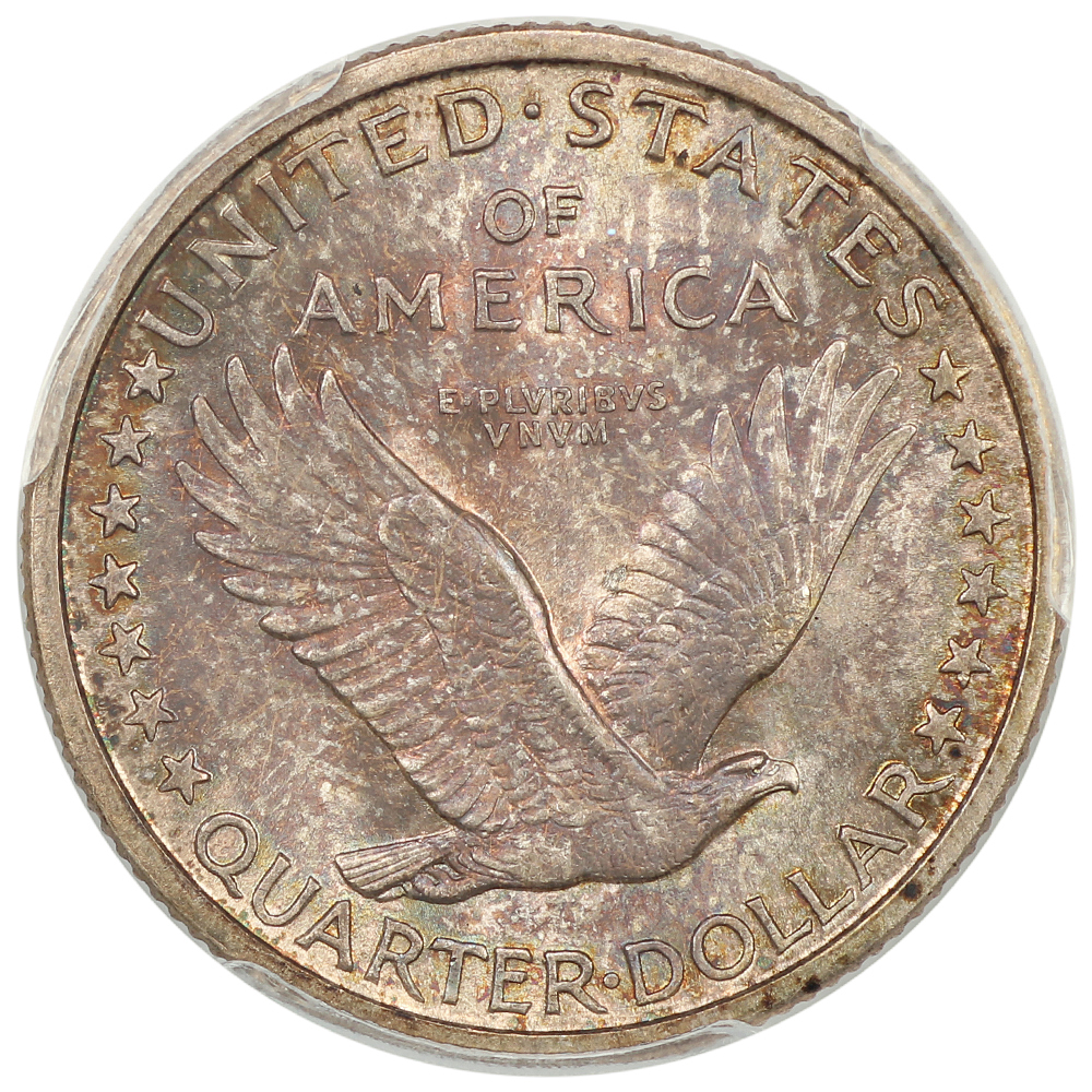 image for: 1917-D Type 1 25c PCGS MS67 FH
