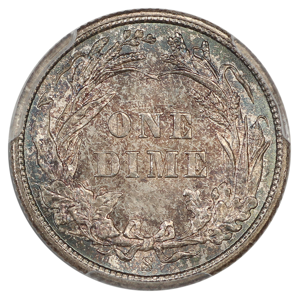 image for: 1910-S 10c PCGS MS67