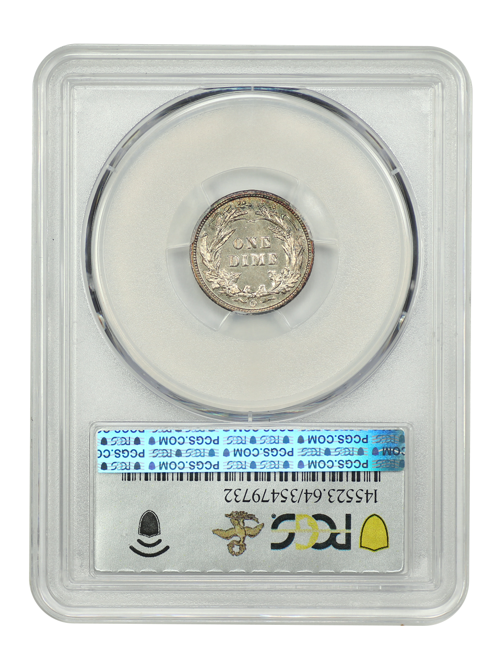 image for: 1901-O/O O/Horizontal O, FS-501 10c PCGS MS64