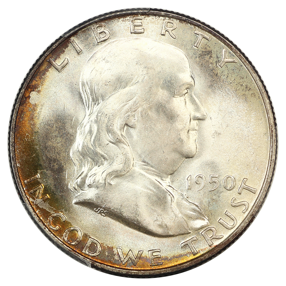 image for: 1950-D 50c PCGS MS67 FBL