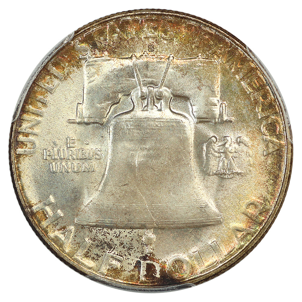 thumbnail for: 1954-S 50c PCGS MS66 FBL