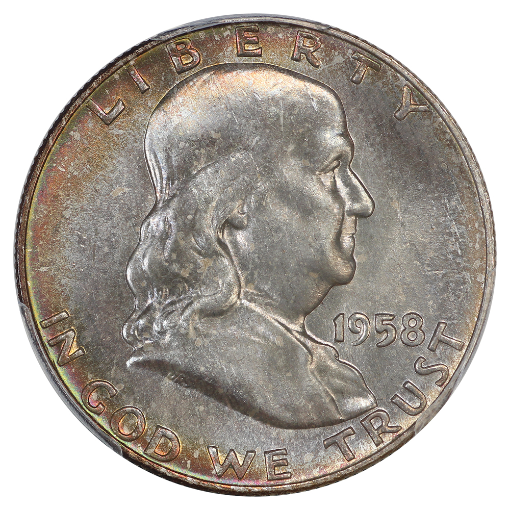 image for: 1958-D 50c PCGS MS67 FBL