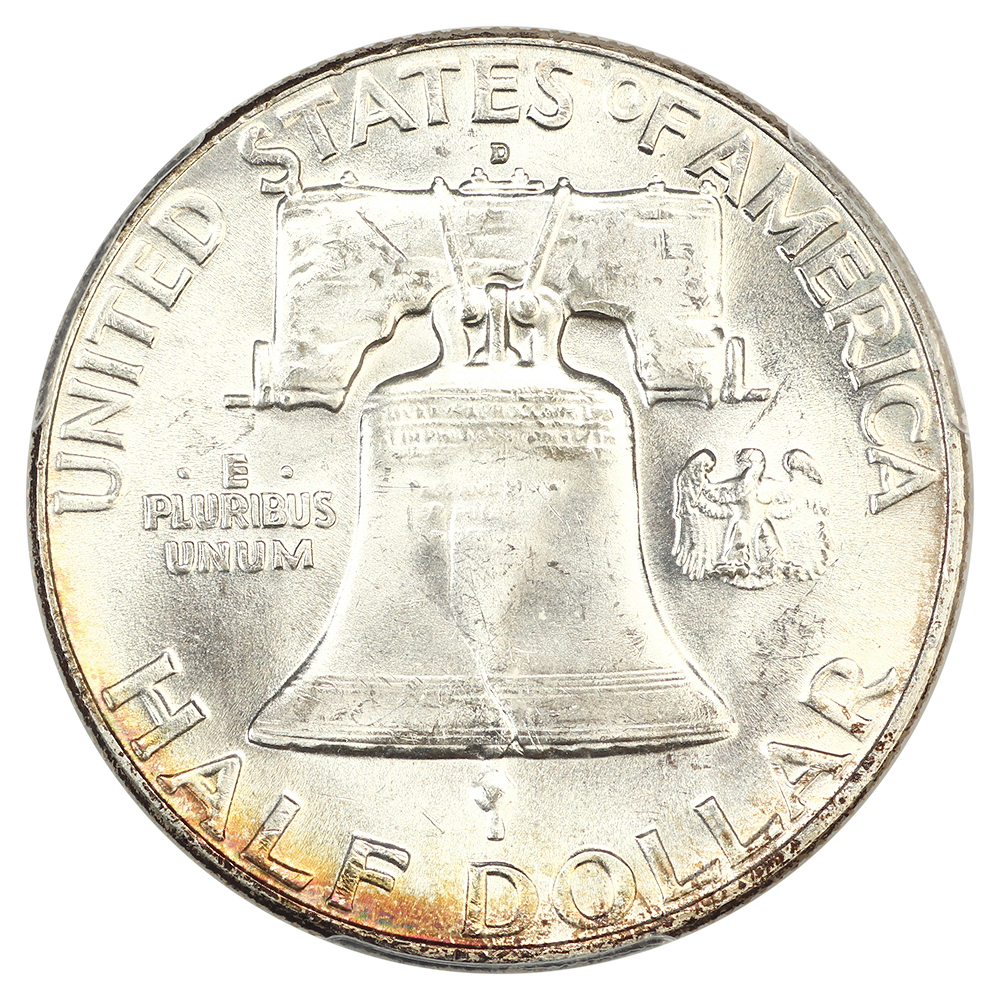 image for: 1961-D 50c PCGS MS66 FBL