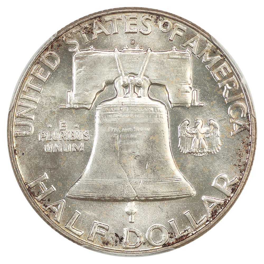 image for: 1963-D 50c PCGS MS66 FBL