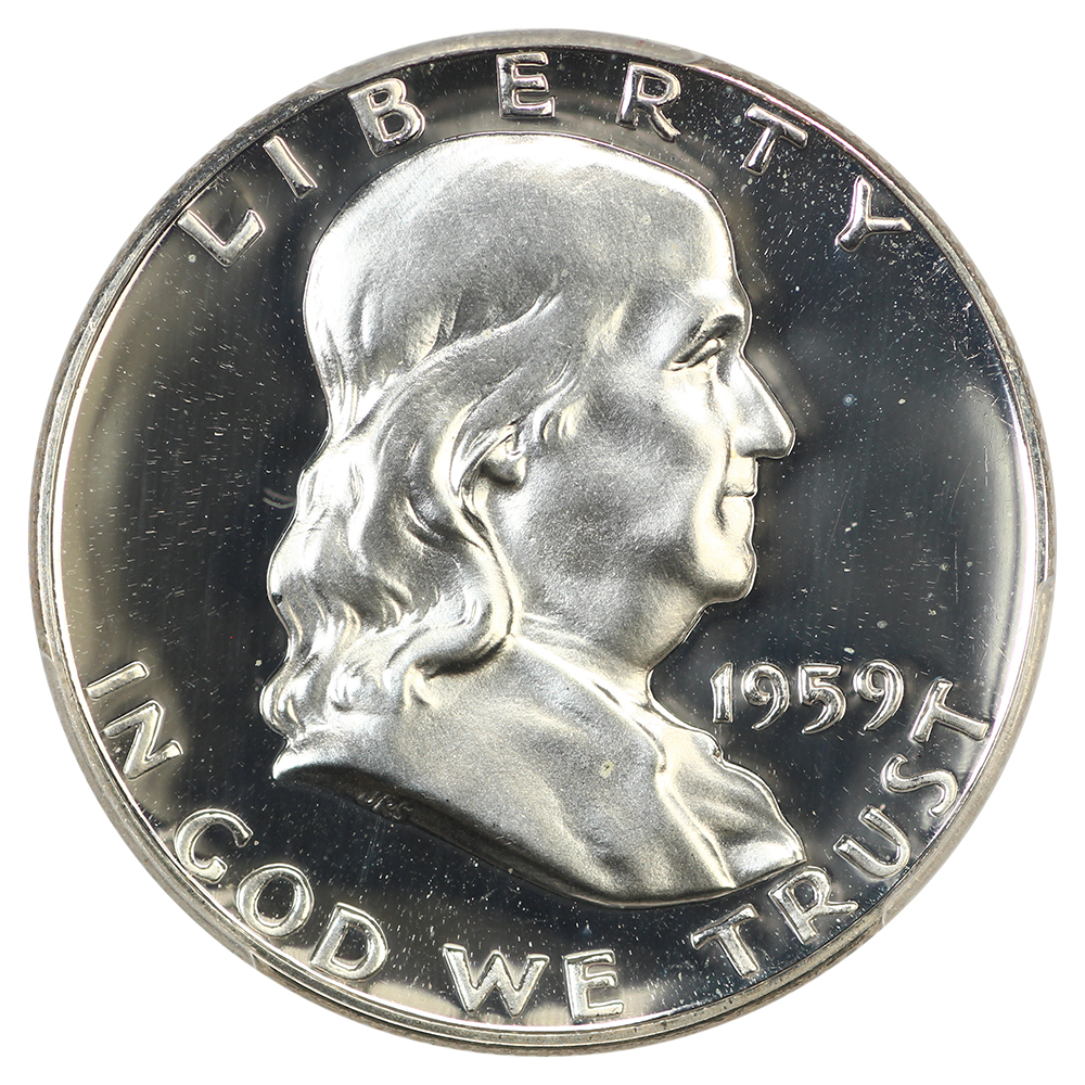 thumbnail for: 1959 50c PCGS PR68 CAM