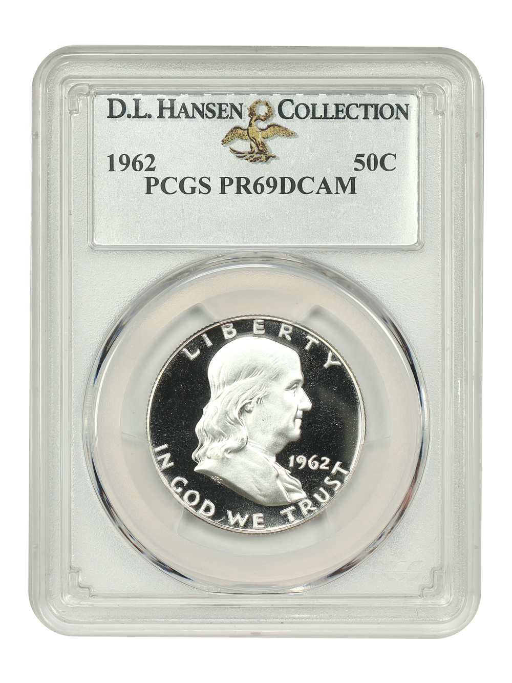 image for: 1962 50c PCGS PR69 DCAM