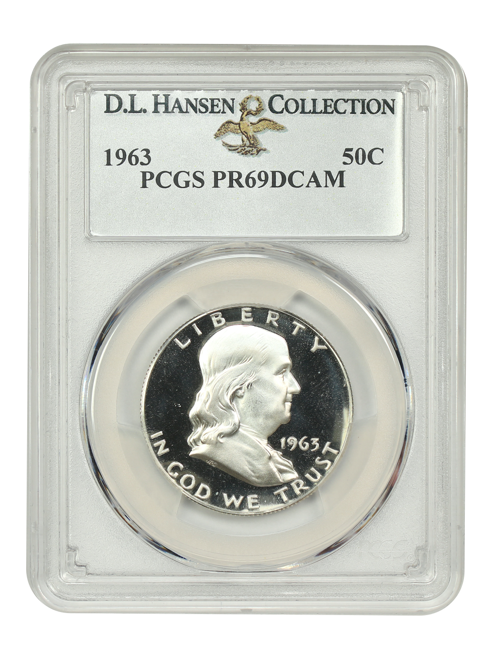 image for: 1963 50c PCGS PR69 DCAM