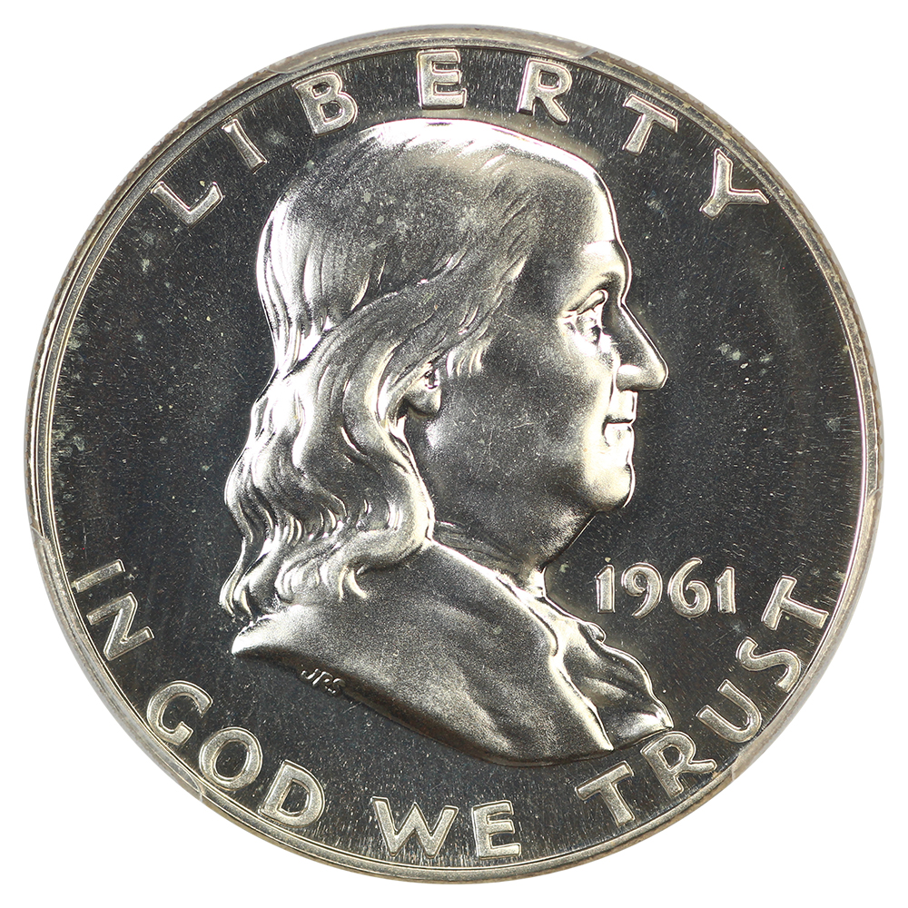 image for: 1961 Doubled Die Reverse 50c PCGS PR67