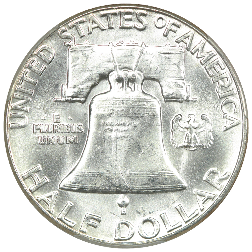 image for: 1962 Obverse Die Clash, FS-402 50c PCGS MS64