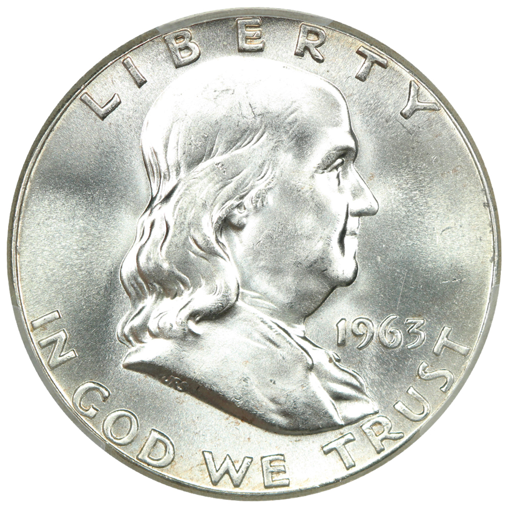 image for: 1963 50c PCGS MS66