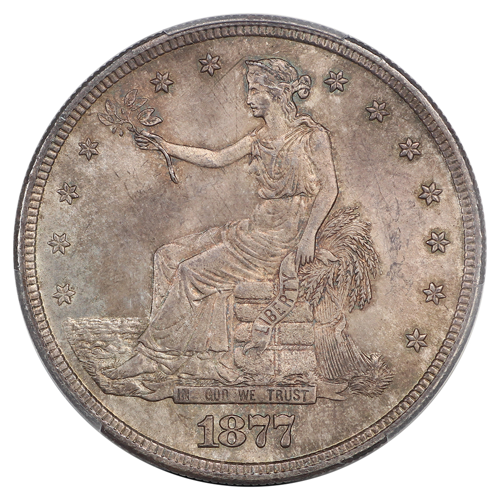 image for: 1877-S Trade$ PCGS MS65