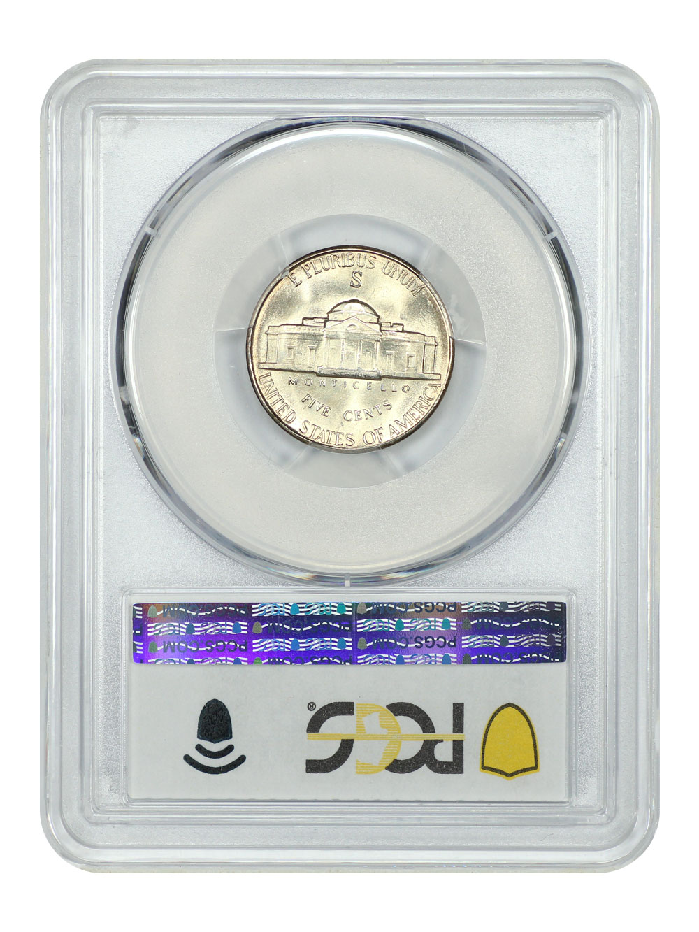 image for: 1945-S Silver 5c PCGS MS66