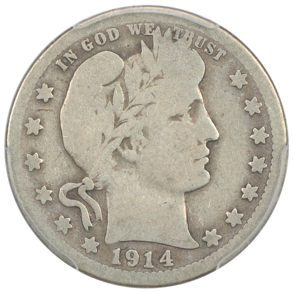 image for: 1914-S 25c PCGS G6
