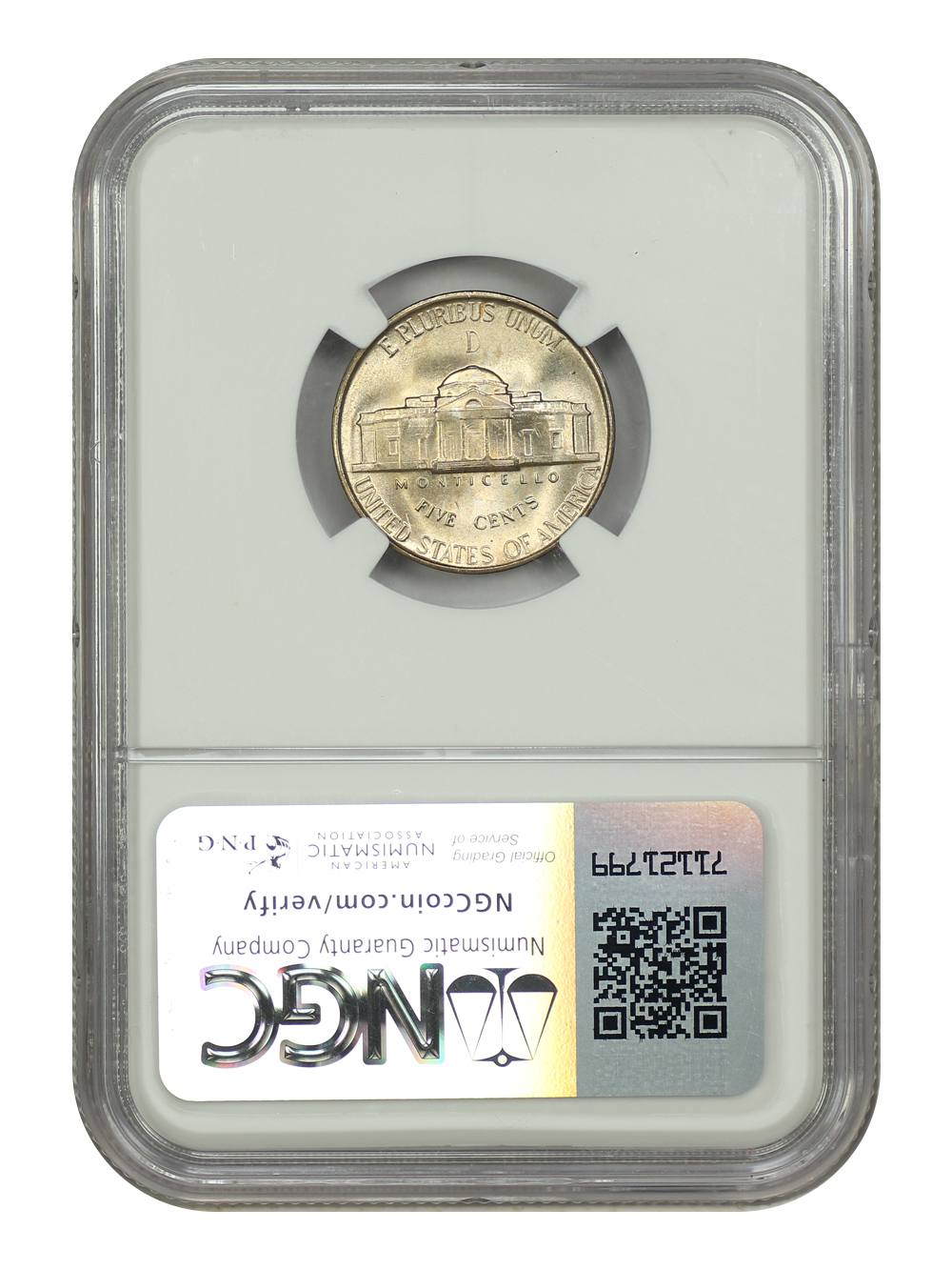 image for: 1944-D Silver 5c NGC MS67