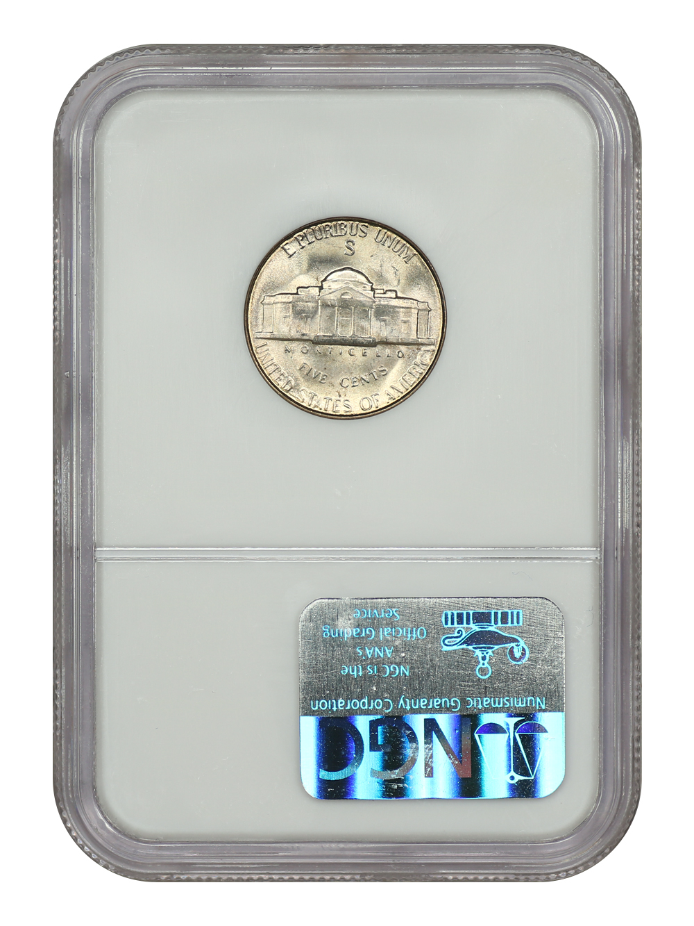 image for: 1945-S Silver 5c NGC MS67