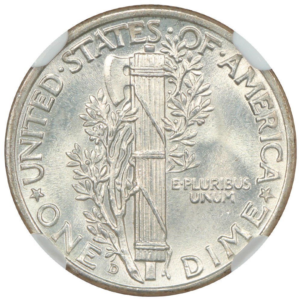 image for: 1943-D 10c NGC MS67 FB