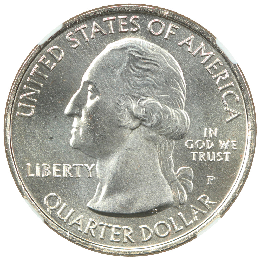 image for: 2014-P Great Sand Dunes  25c NGC MS68