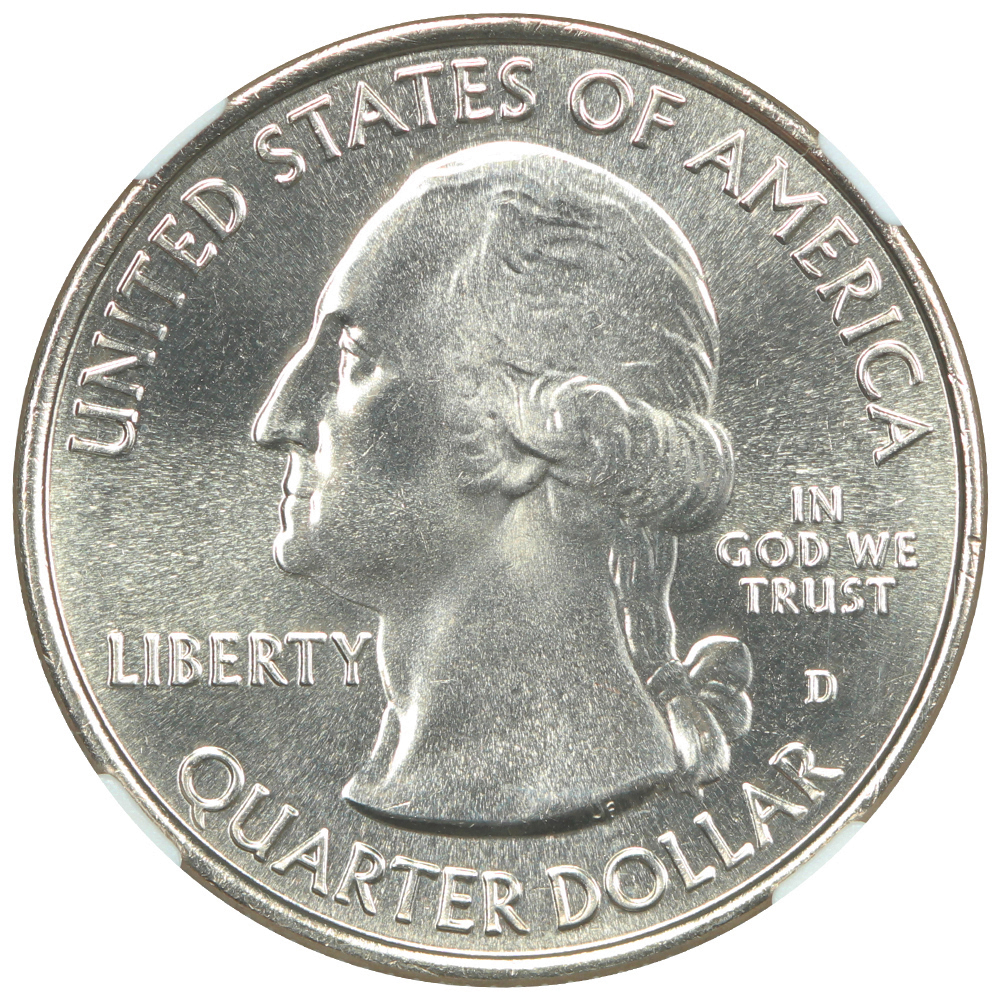 image for: 2014-D Great Sand Dunes  25c NGC MS68