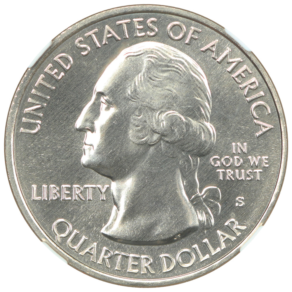 thumbnail for: 2014-S Everglades 25c NGC MS68