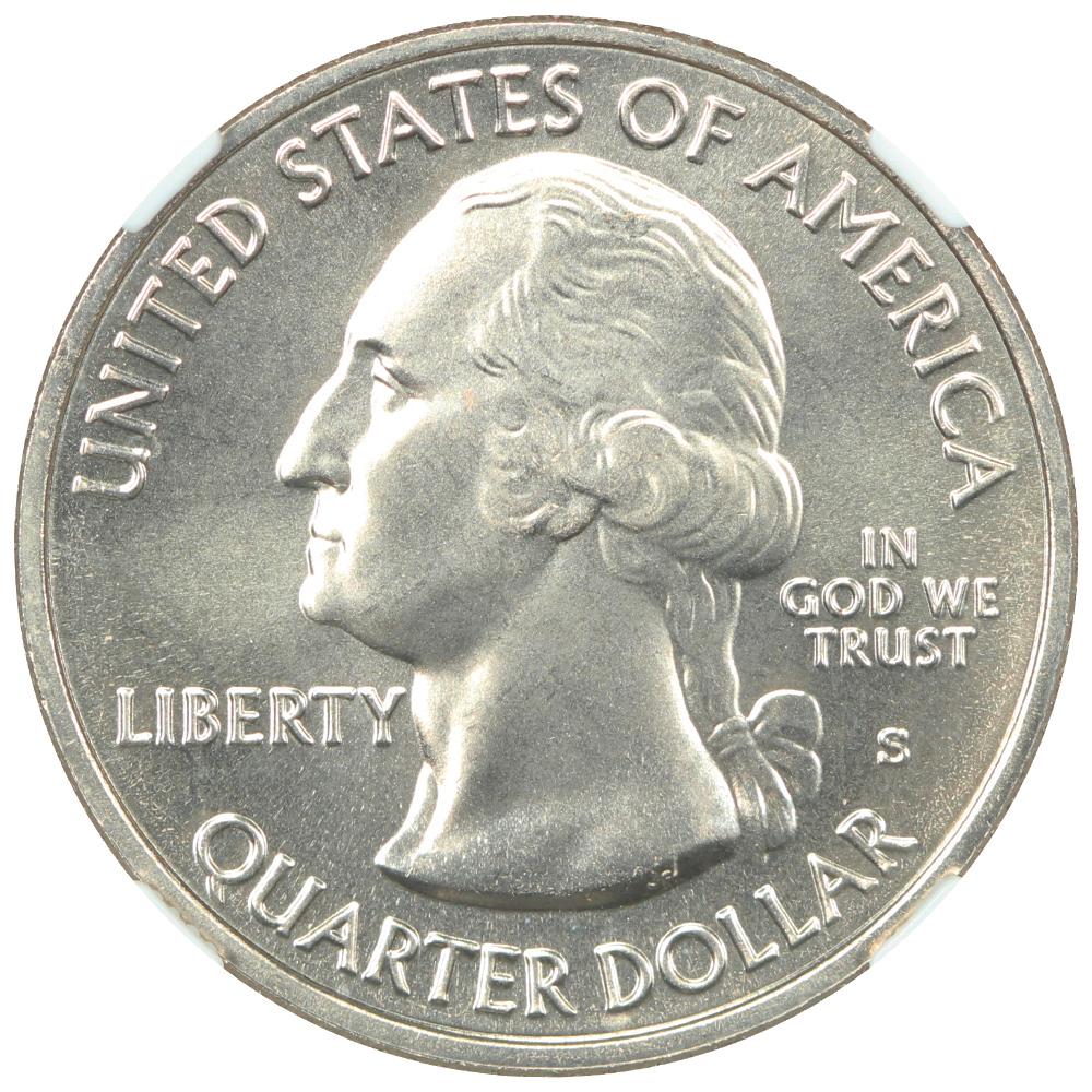 image for: 2015-S Homestead 25c NGC MS68