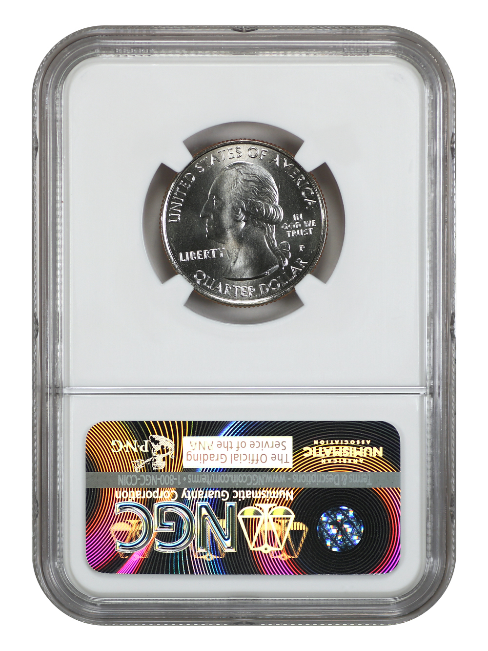 image for: 2016-P  Cumberland 25c NGC MS68