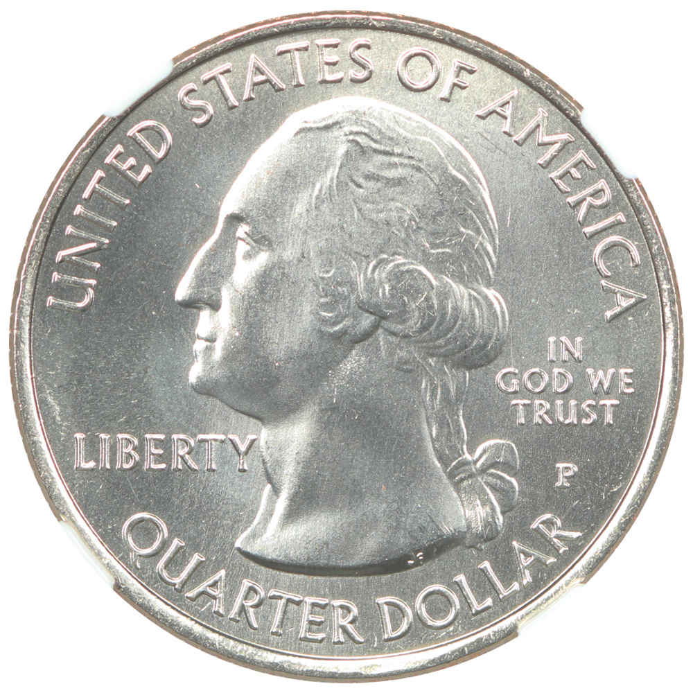 image for: 2016-P  Cumberland 25c NGC MS68