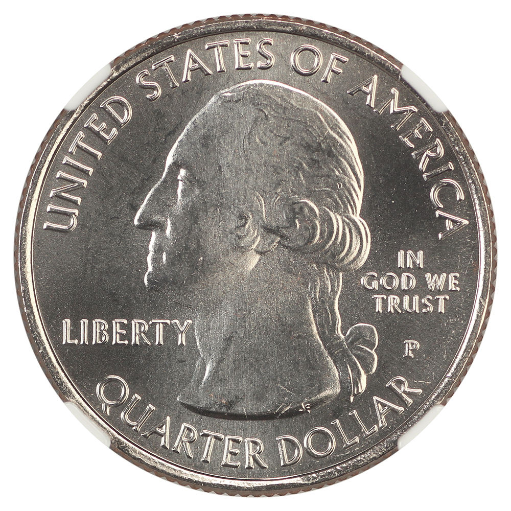 image for: 2016-P Fort Moultrie 25c NGC MS68