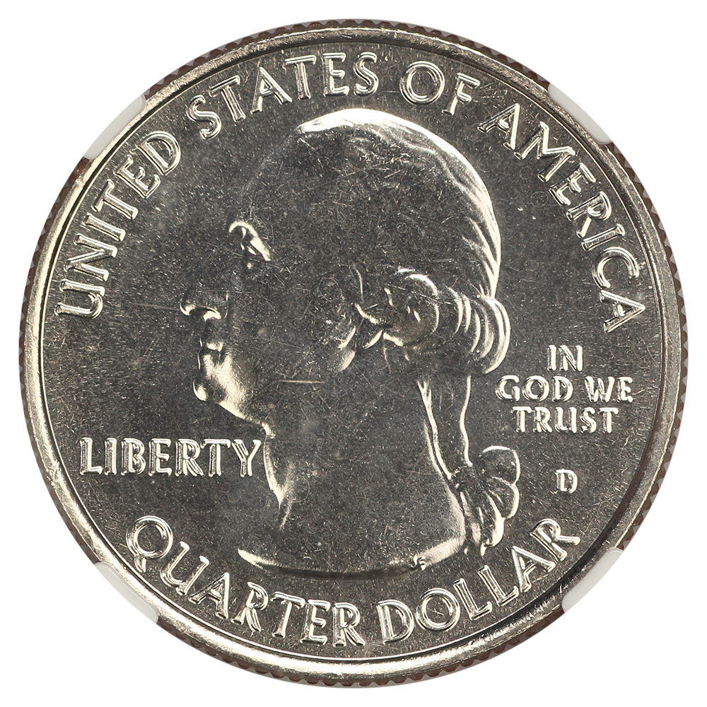 image for: 2016-S Fort Moultrie 25c NGC MS67