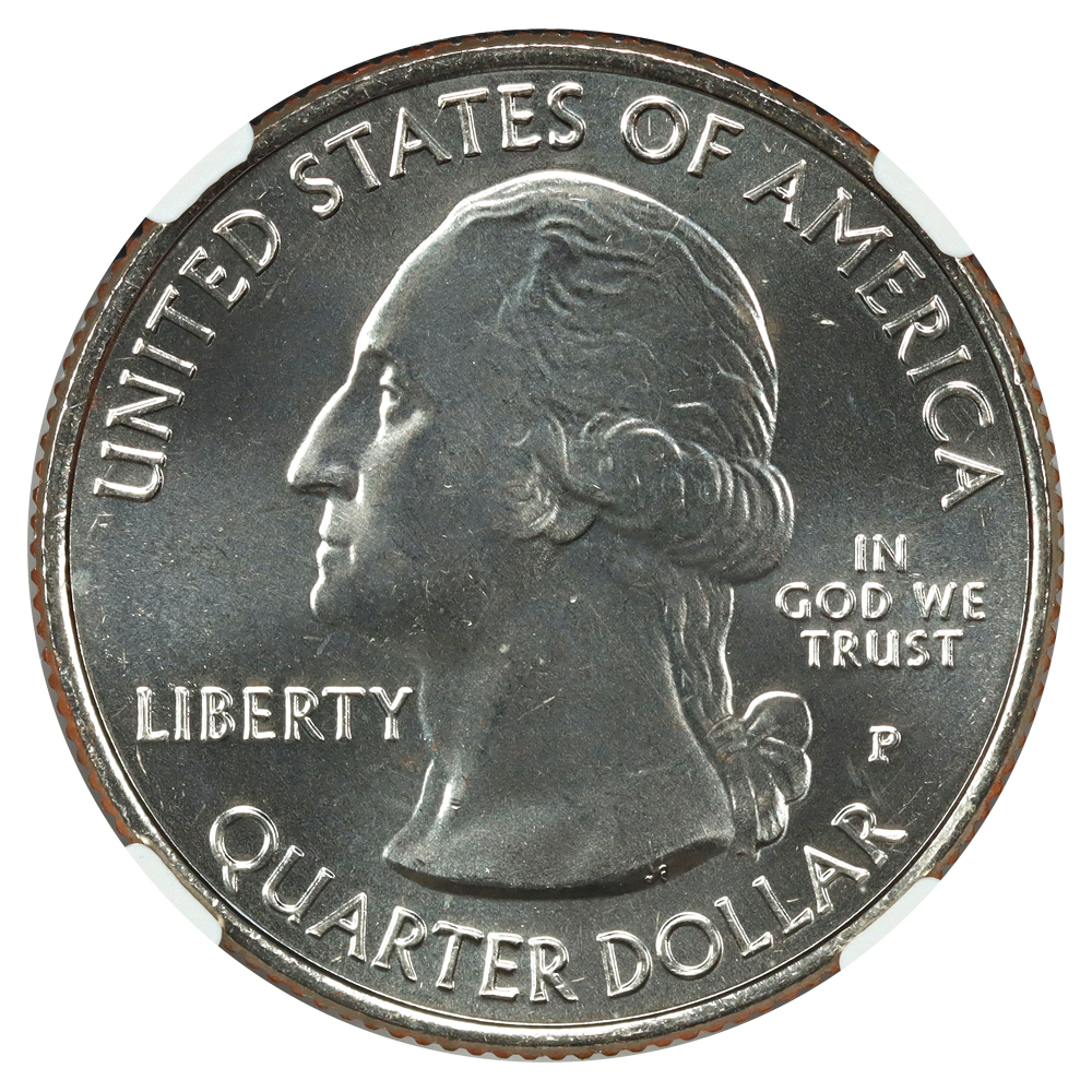 image for: 2018-P Cumberland 25c NGC MS68