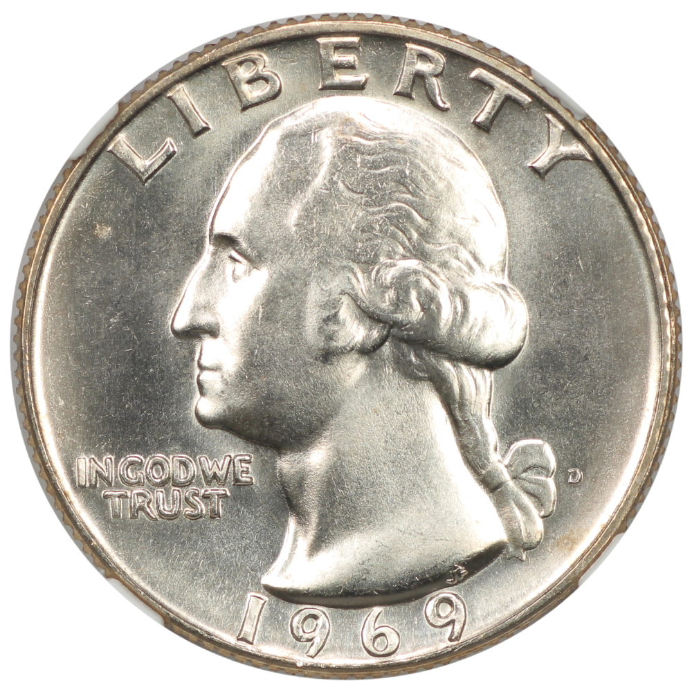 image for: 1969-D 25c NGC MS67