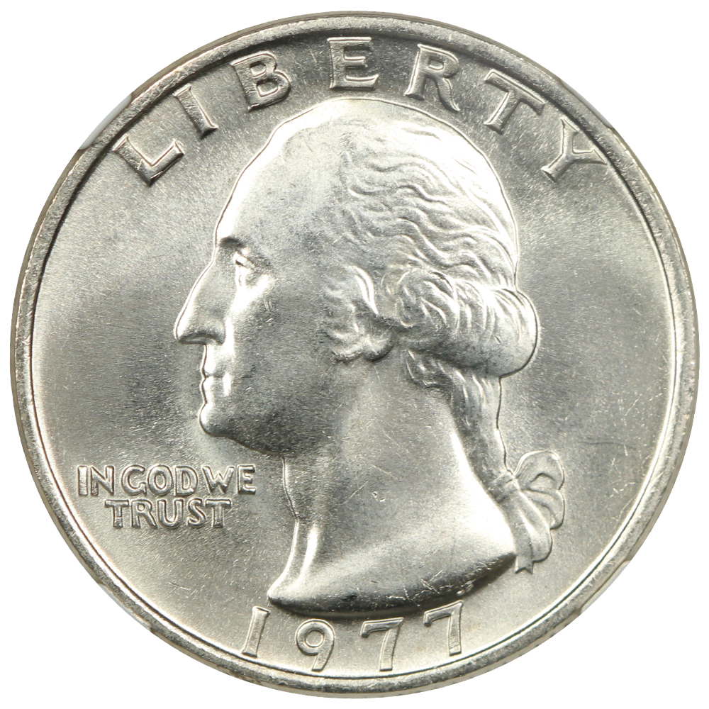 image for: 1977 25c NGC MS67