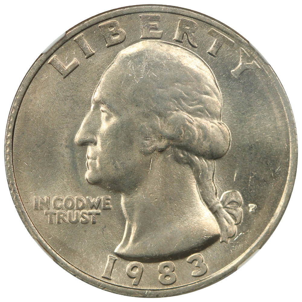 image for: 1983-P 25c NGC MS66