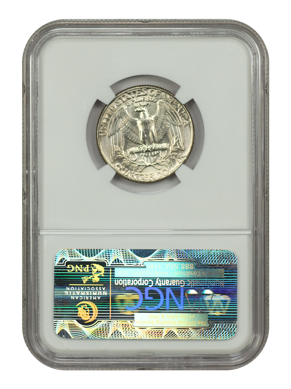 image for: 1986-D 25c NGC MS66