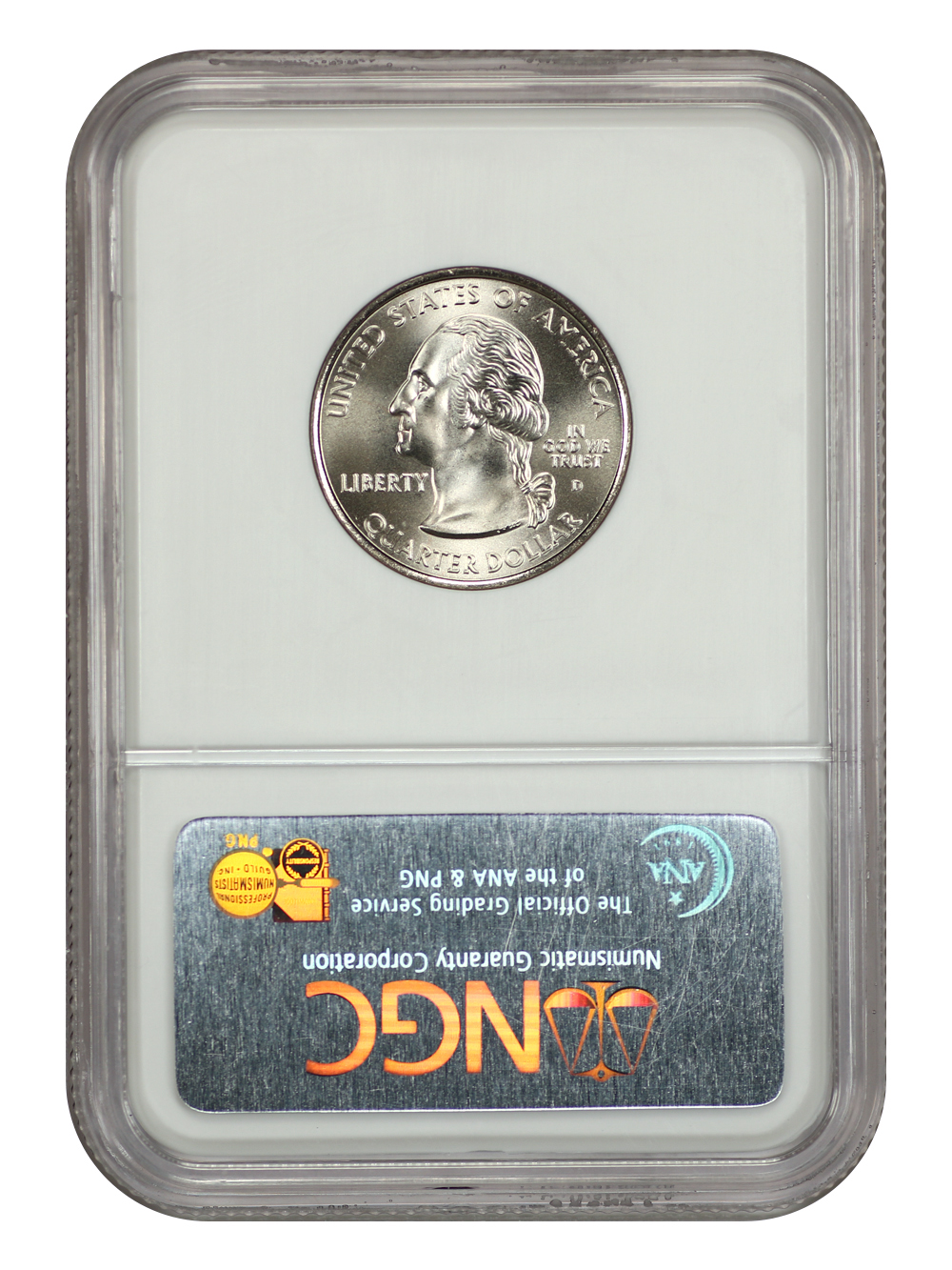 image for: 2006-D North Dakota, Satin Finish 25c NGC MS69