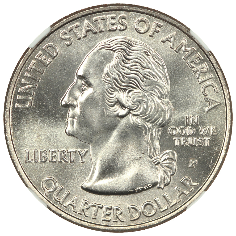 image for: 2009-P American Samoa 25c NGC MS68