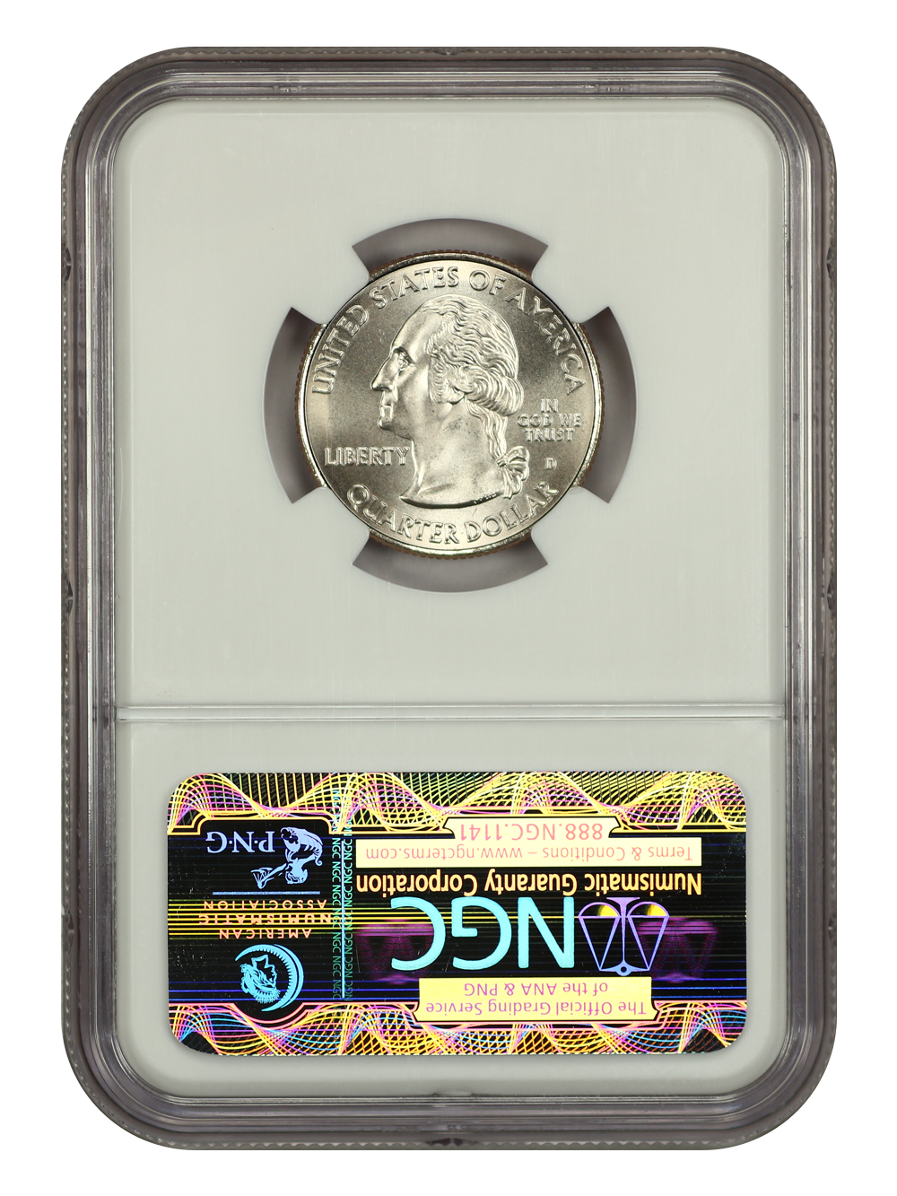 image for: 2009-D American Samoa, Satin Finish 25c NGC MS69