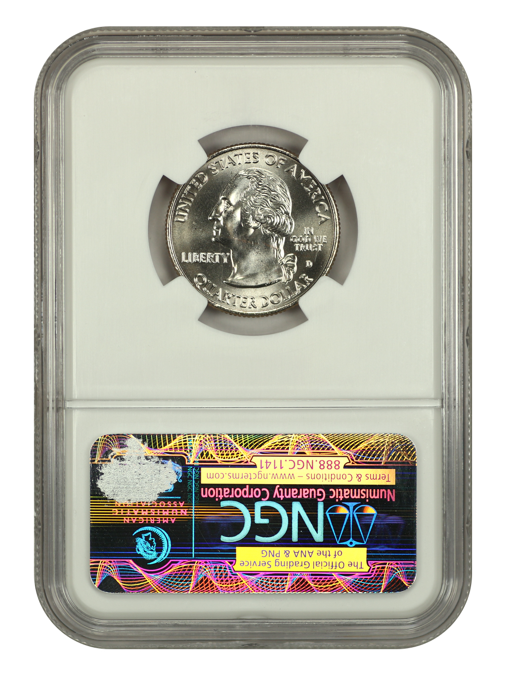 image for: 2009-D U.S. Virgin Islands 25c NGC MS68
