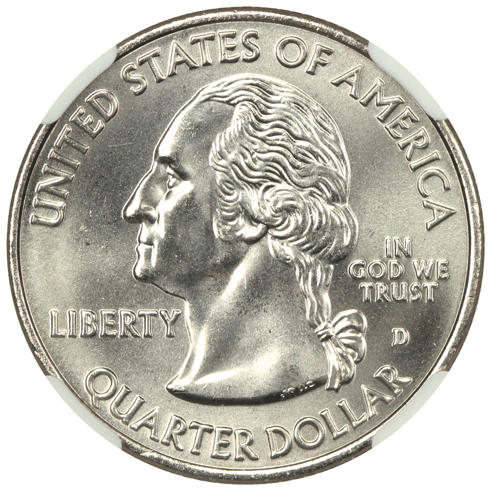 image for: 2009-D U.S. Virgin Islands 25c NGC MS68