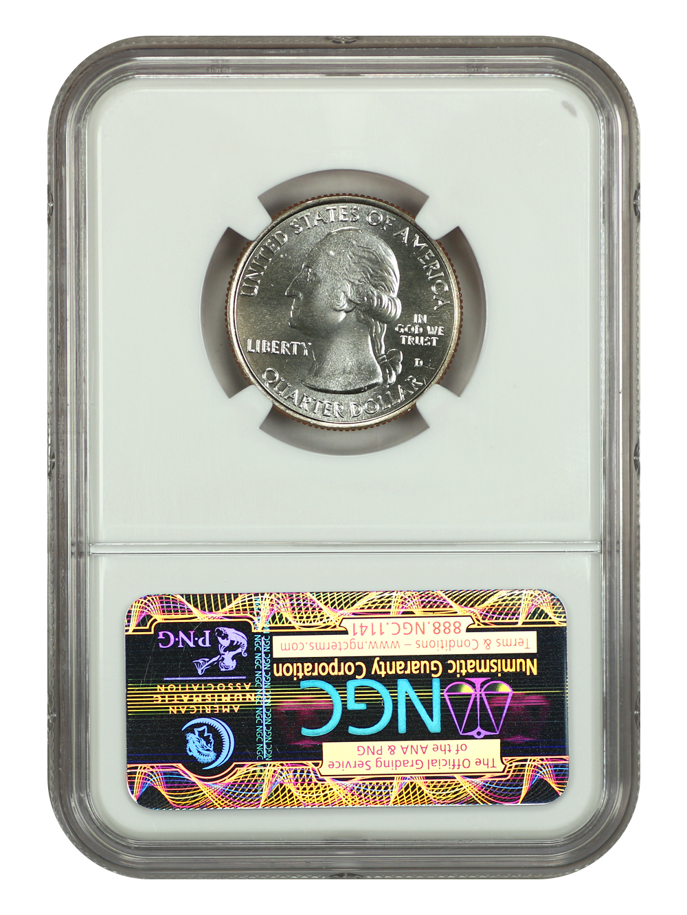 image for: 2013-D  Fort McHenry  25c NGC MS68
