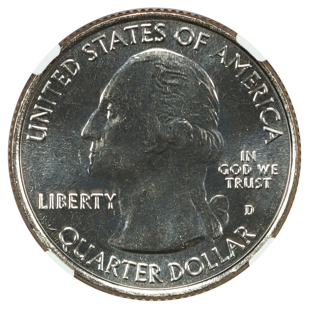 image for: 2018-D Cumberland 25c NGC MS68