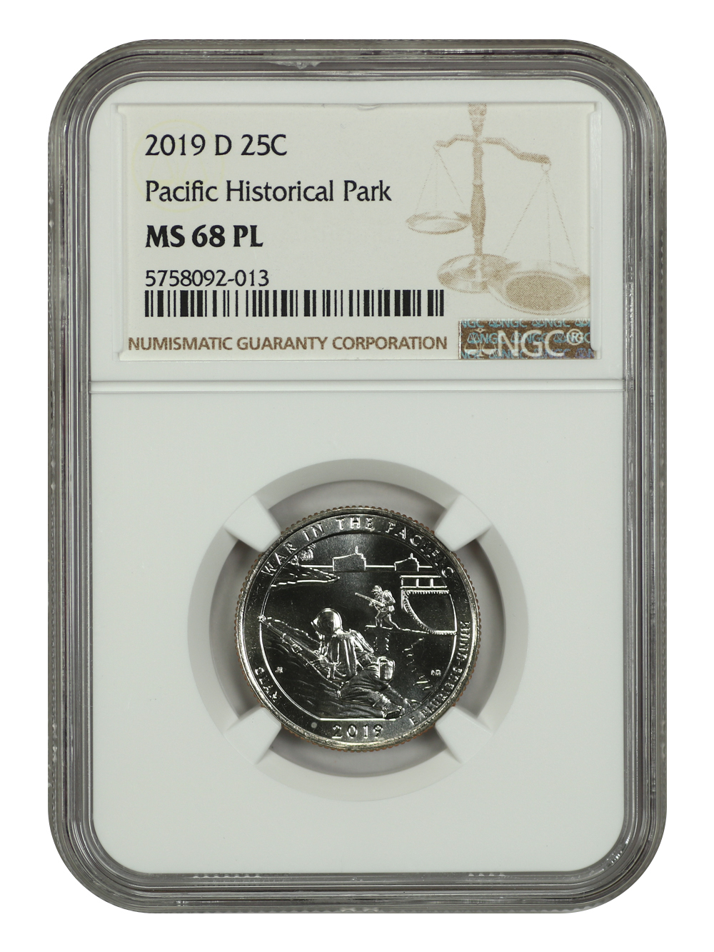 グルームレイクの境界　4枚 2018 S Pictured Rocks National Park Quarter Michigan 