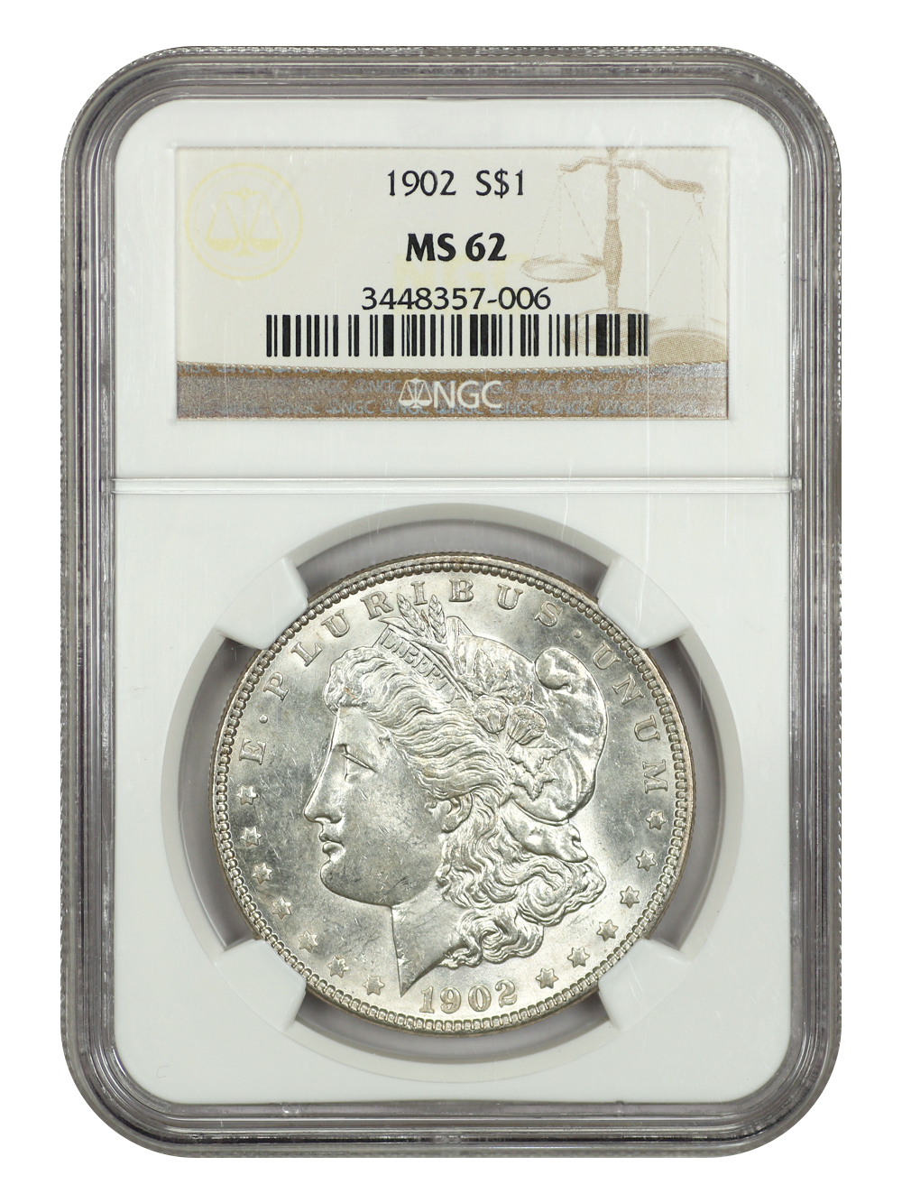 Buy 1902 $1 NGC MS62 | Greysheet Marketplace
