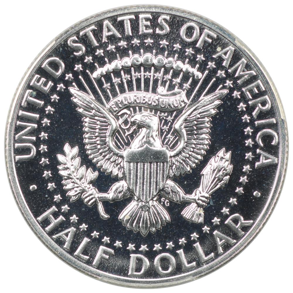 image for: 1964 Accented Hair 50c PCGS PR66