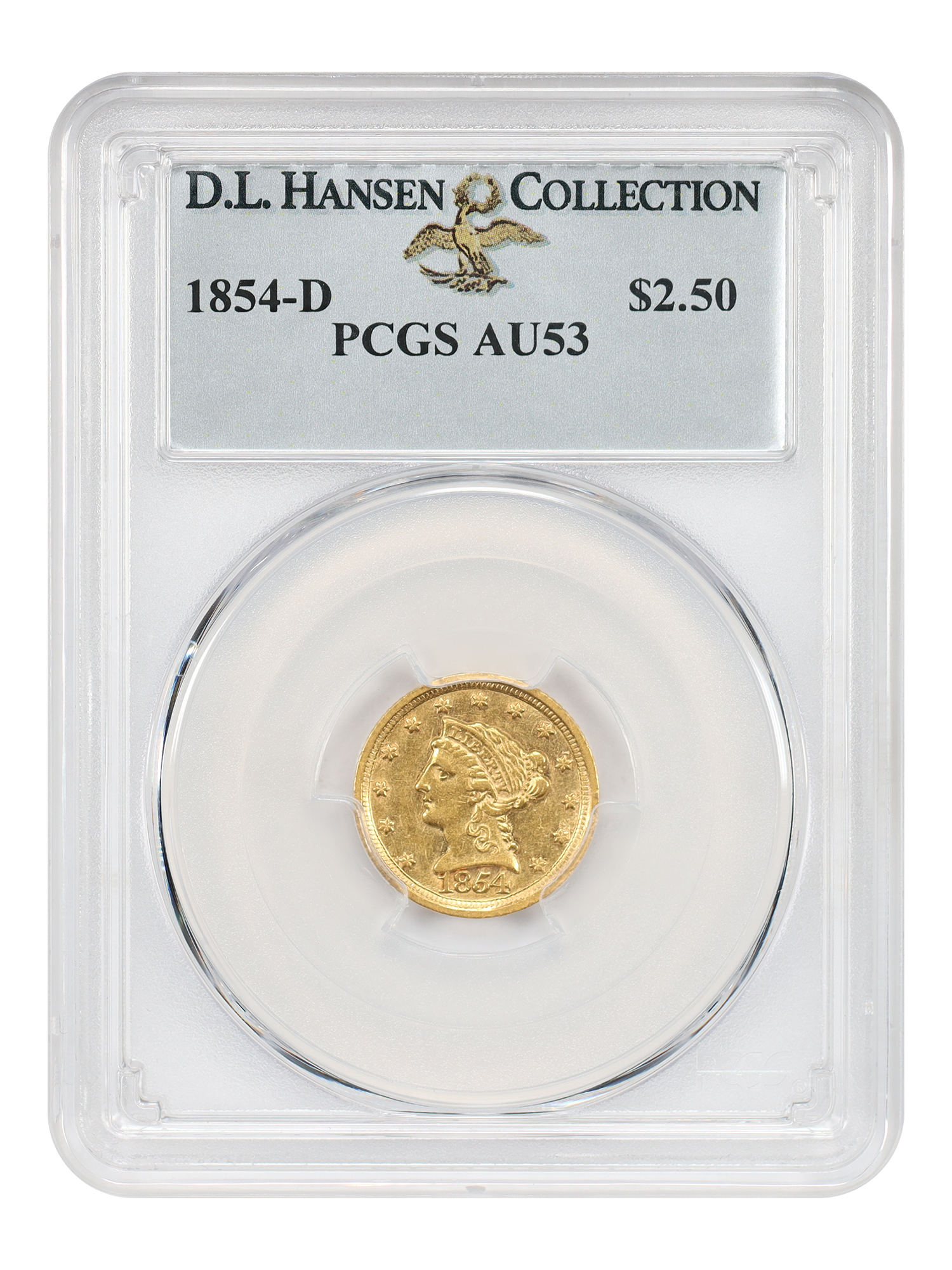 1854-D $2.50