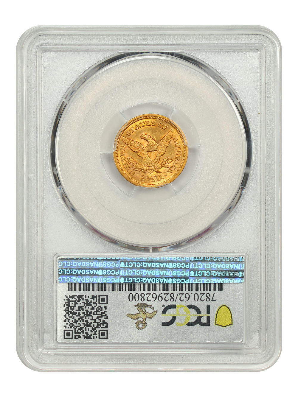 image for: 1873-S $2 1/2 PCGS MS62