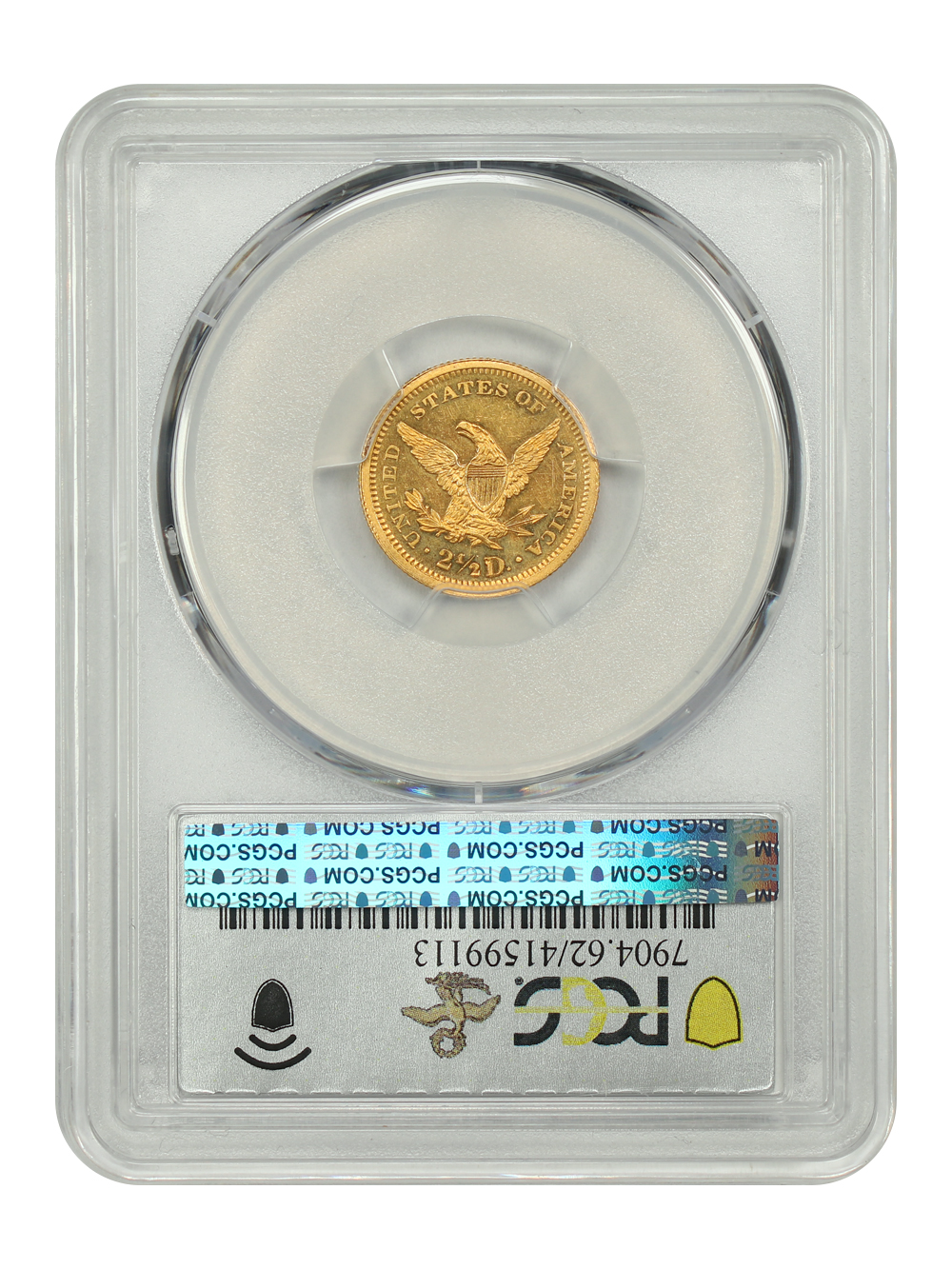 image for: 1878 $2 1/2 PCGS PR62