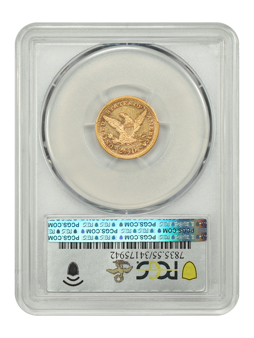 image for: 1883 $2 1/2 PCGS AU55