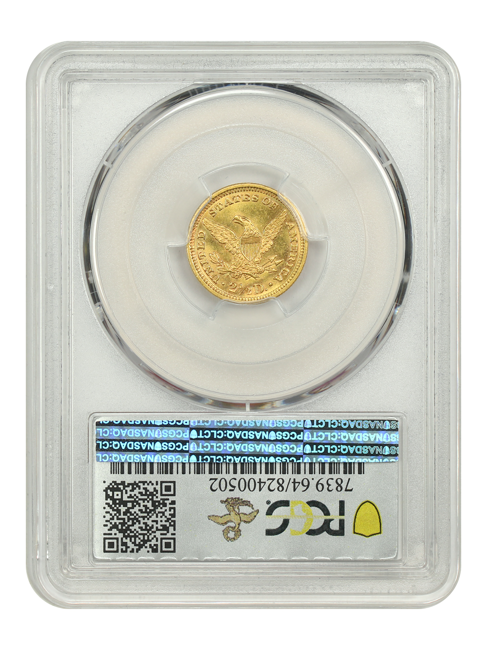 image for: 1887 $2 1/2 PCGS MS64