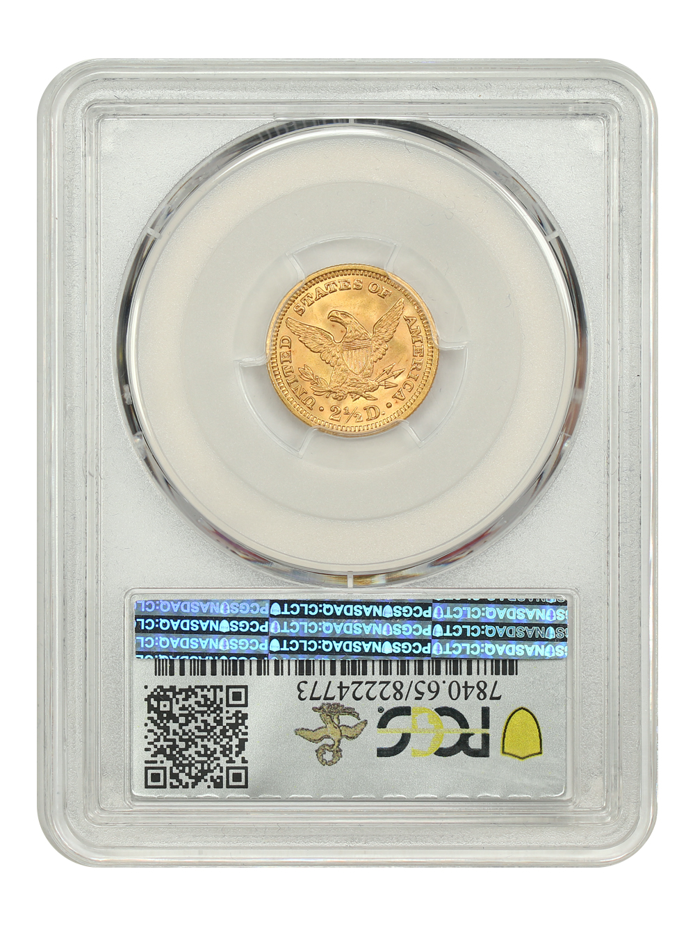 image for: 1888 $2 1/2 PCGS MS65